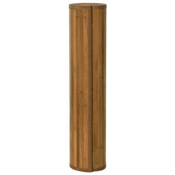 Teppich Rechteckig Braun 100x300 cm Bambus