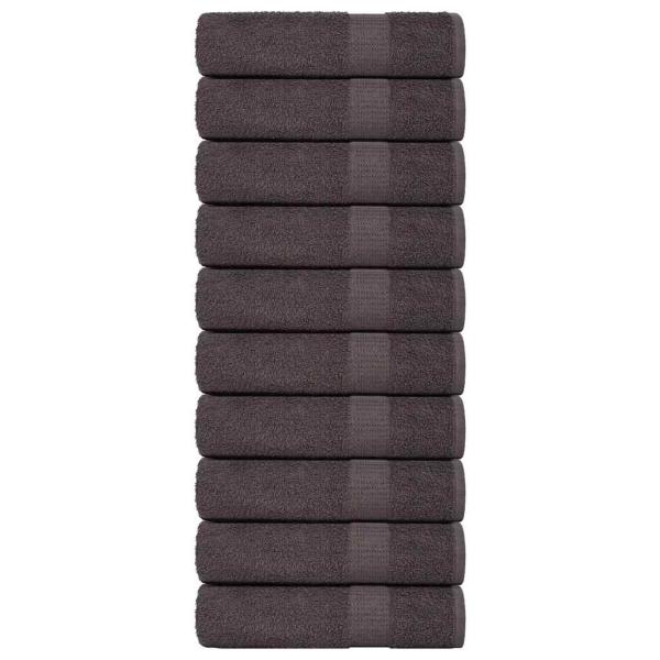 Duschtücher FROGN 10 Stk. Anthrazit 70x140 cm 360 g/m²