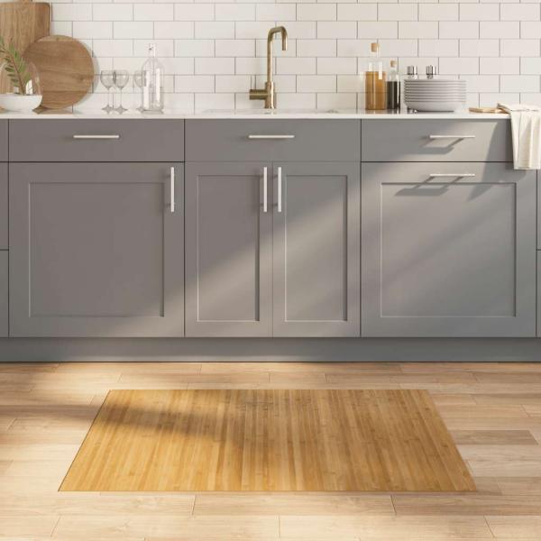 ARDEBO.de - Teppich Rechteckig Natur 70x100 cm Bambus