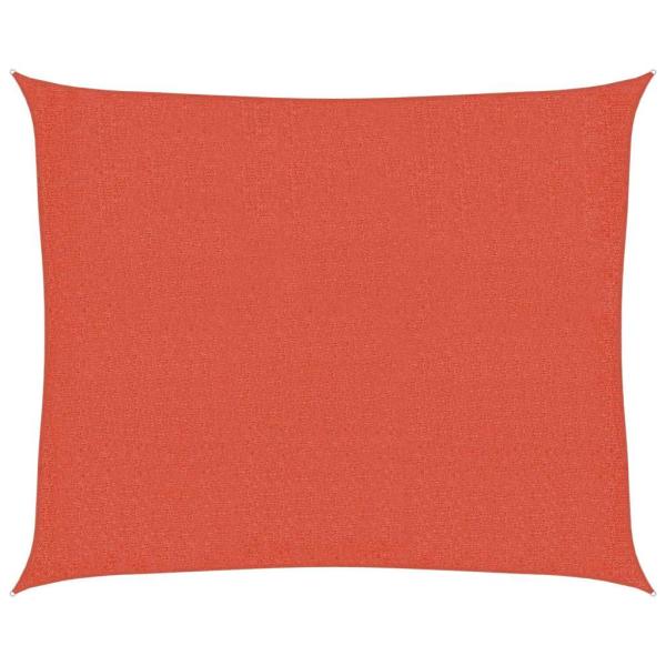 Sonnensegel 160 g/m² Terrakottarot 2,5x3 m HDPE