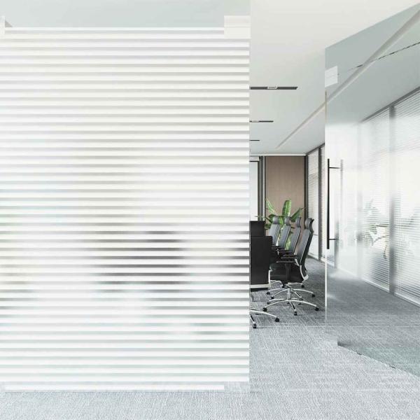 Fensterfolie Matt Streifenmuster 90x500 cm PVC