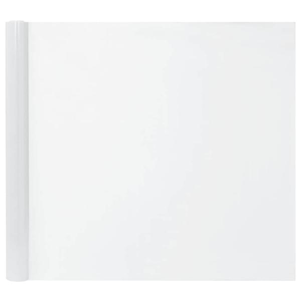 Fensterfolien 3 Stk. Statisch Matt Weiß PVC