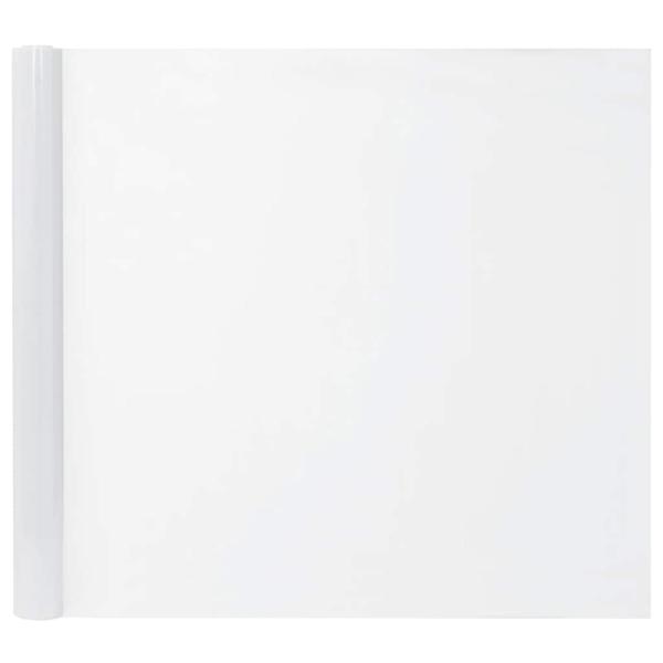 Fensterfolien 3 Stk. Statisch Matt Weiß PVC