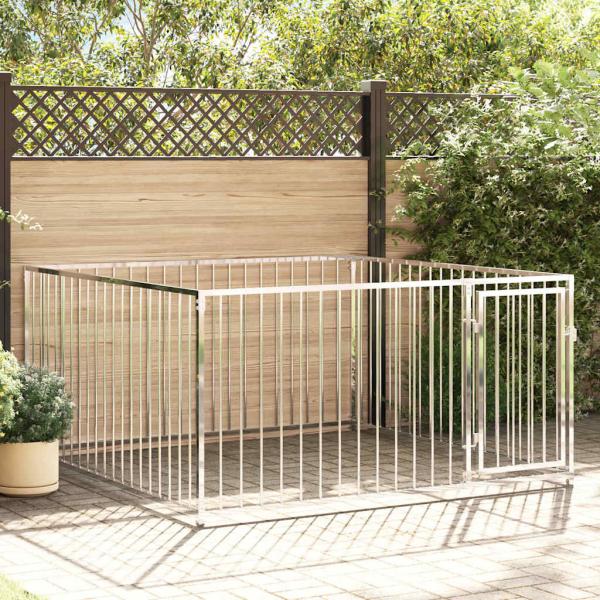 ARDEBO.de - Outdoor-Hundezwinger 200×200×100 cm