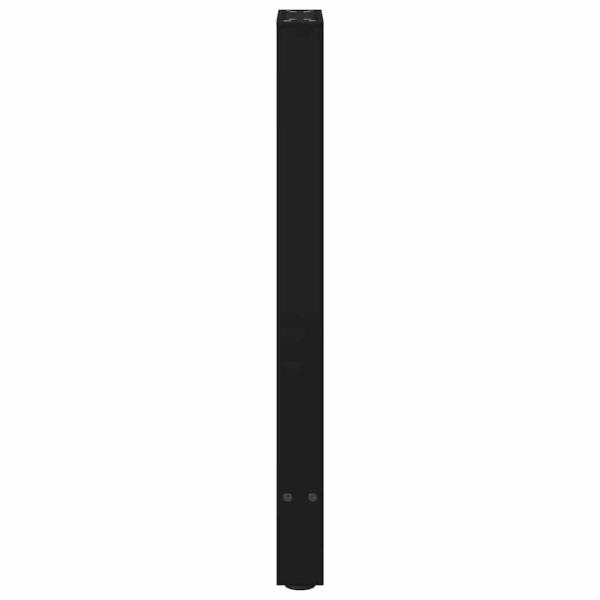 Konsolentischbeine Schwarz 2 Stk. 28x(72-73) cm Stahl
