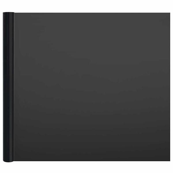 Fensterfolien 5 Stk. Statisch Matt Schwarz PVC