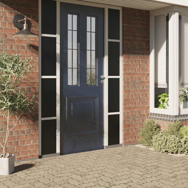 ARDEBO.de - Fensterfolie Statisch Matt Schwarz 90x2000 cm PVC