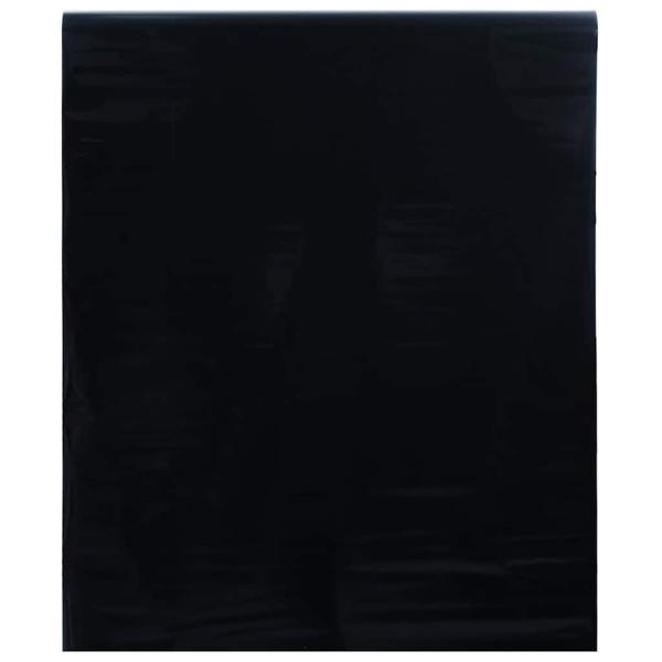 Fensterfolie Statisch Matt Schwarz 90x2000 cm PVC