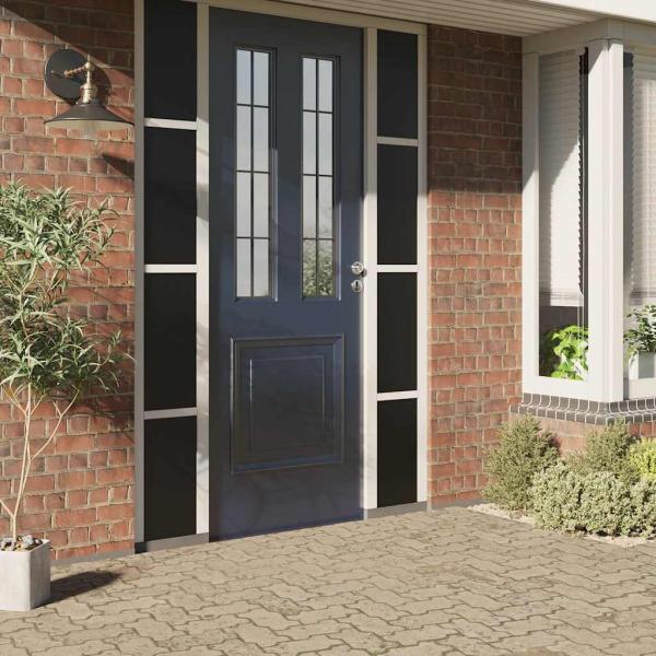 ARDEBO.de - Fensterfolie Statisch Matt Schwarz 90x500 cm PVC