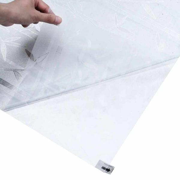 Fensterfolie Matt Bambus-Muster 90x500 cm PVC