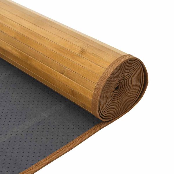 Teppich Rechteckig Natur 100x200 cm Bambus