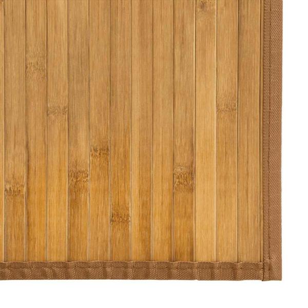 Teppich Rechteckig Natur 100x200 cm Bambus