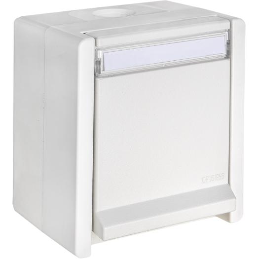 ARDEBO.de - RESIST Schutzkontakt-Steckdose 1-fach m. Berührungsschutz reinweiß OPUS