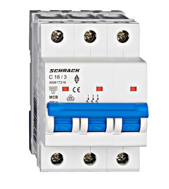 ARDEBO.de - Leitungsschutzschalter 3-polig Typ A10 "AMPARO" C 16 A 6kA