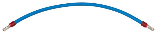 ARDEBO.de - Verdrahtungsbrücke 10 mm² blau 560 mm beidseitig mit 12 mm isolierter Aderendhülse