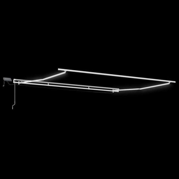 Markisenrahmen Weiß 450 x 350 cm Aluminium