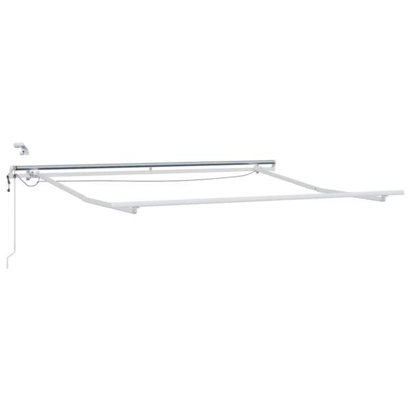 Markisenrahmen Weiß 3 x 2,5 m Aluminium