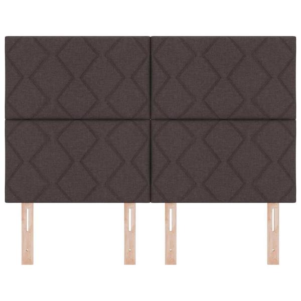 Kopfteil Dunkelbraun 160 cm Stoff