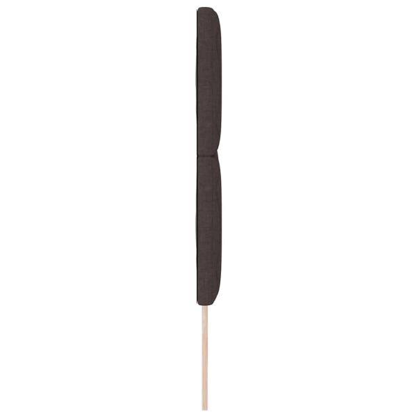 Kopfteil Dunkelbraun 160 cm Stoff
