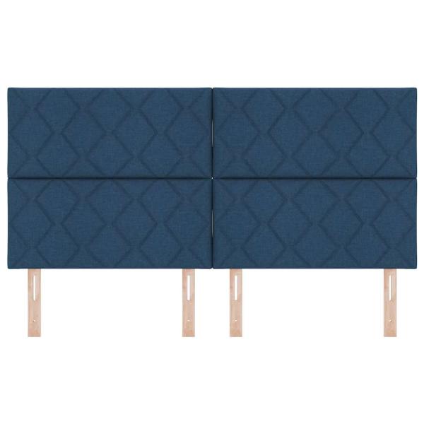 LED Kopfteil Hellgrau 180 cm Stoff