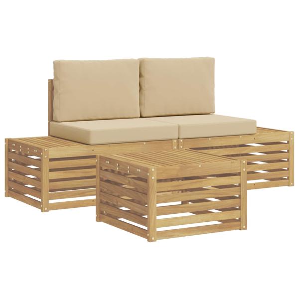 Outdoor-Sofagarnitur 4 Stück