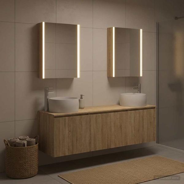 Badezimmerschrank-Set 5 stk. Sonoma-Eiche Holzwerkstoff