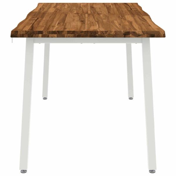 Live Edge Esstisch 160 x 70 x 75 cm Massivholz Akazie Natur