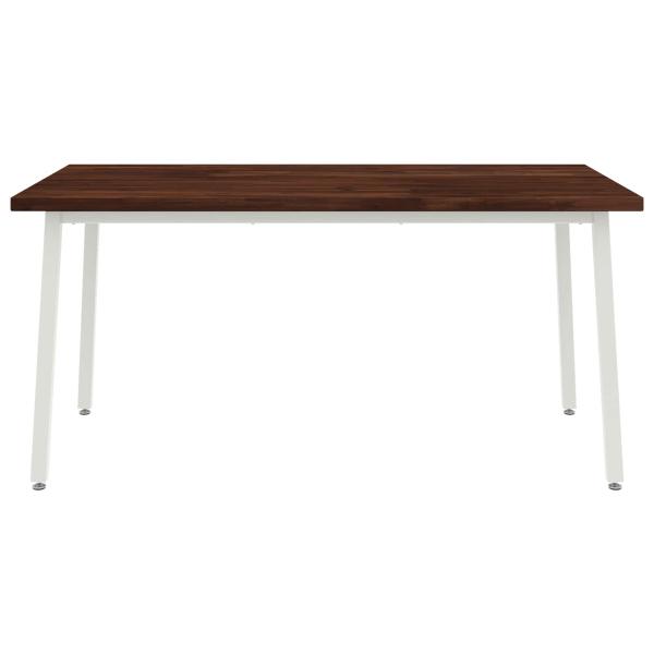 Quadratischer Esstisch 160 x 70 x 75 cm Massivholz Akazie