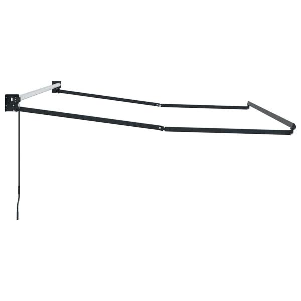 Ausziehbarer Sonnenschirmrahmen Anthrazit 350 x 250 cm