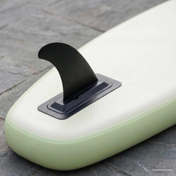 ARDEBO.de - SUP Fin 3,5 x 18 x 21,5 cm Nylon Schwarz
