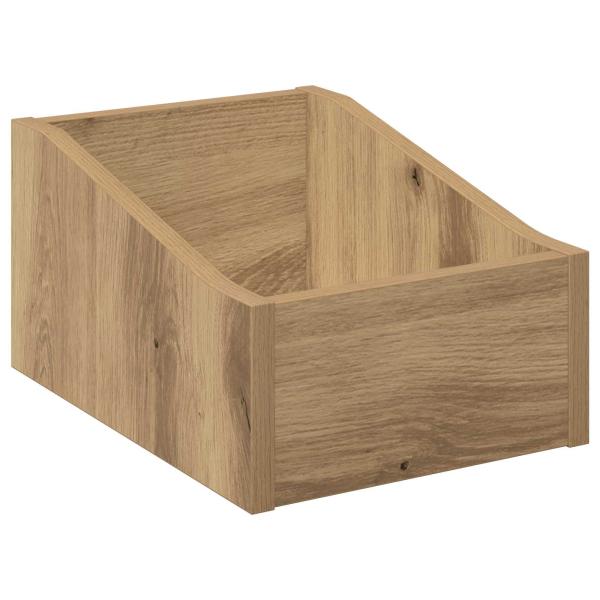 LP Plattenbox 2 stk. Artisan-Eiche 23 x 33 x 16 cm