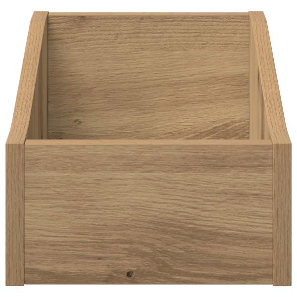 LP Plattenbox 2 stk. Artisan-Eiche 23 x 33 x 16 cm