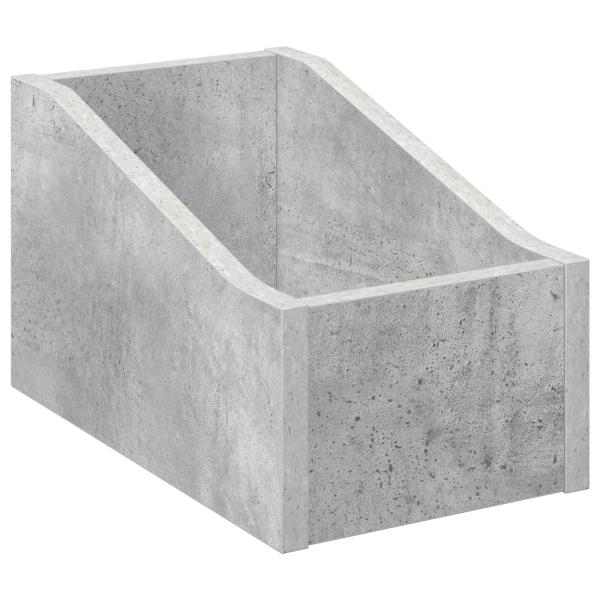 LP Plattenbox 2 stk. Betongrau 18 x 32 x 18 cm Holzwerkstoff