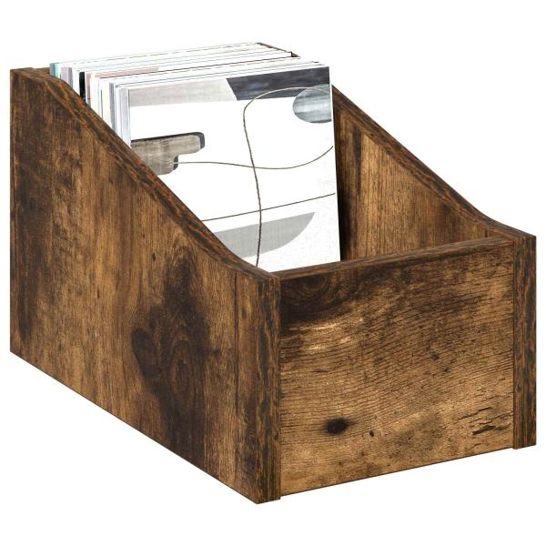 LP Plattenbox 2 stk. Räuchereiche 18 x 32 x 18 cm Holzwerkstoff