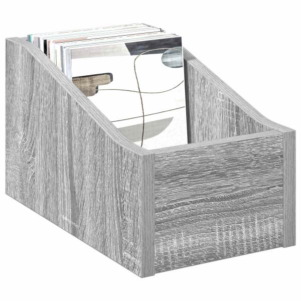 LP Plattenbox 2 stk. Sonoma-Grau 18 x 32 x 18 cm Holzwerkstoff
