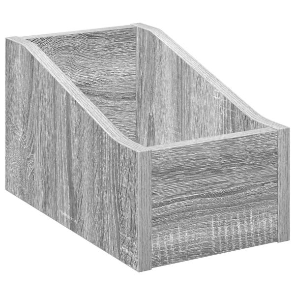 LP Plattenbox 2 stk. Sonoma-Grau 18 x 32 x 18 cm Holzwerkstoff
