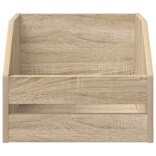 Vinyl Album Box Sonoma-Eiche 38 x 30 x 29 cm Holzwerkstoff