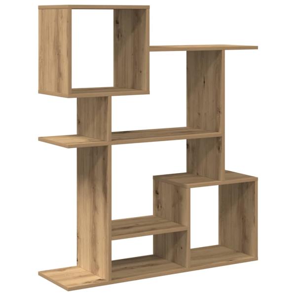 Raumteiler-Bücherregal Artisan-Eiche 92x29x112 cm Holzwerkstoff