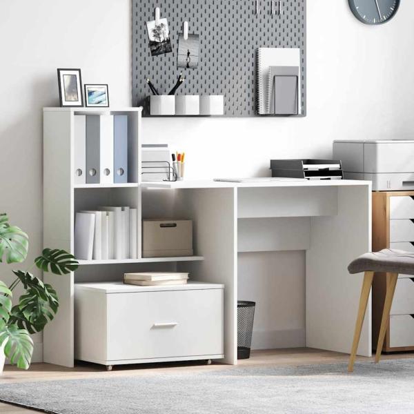 ARDEBO.de - Schubladenschrank 55 x 45 x 31 cm Weiß