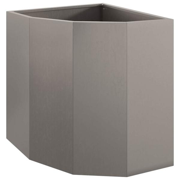 Eckpflanzer Rostoptik 45 x 45 x 50 cm Wetterfeststahl