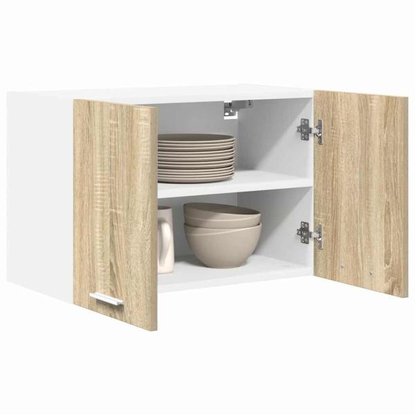 Hängeschrank Sonoma-Eiche und Weiß 60 x 31 x 40 cm
