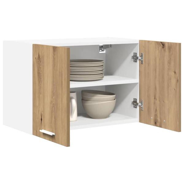 Hängeschrank Artisan-Eiche und Weiß 60 x 31 x 40 cm