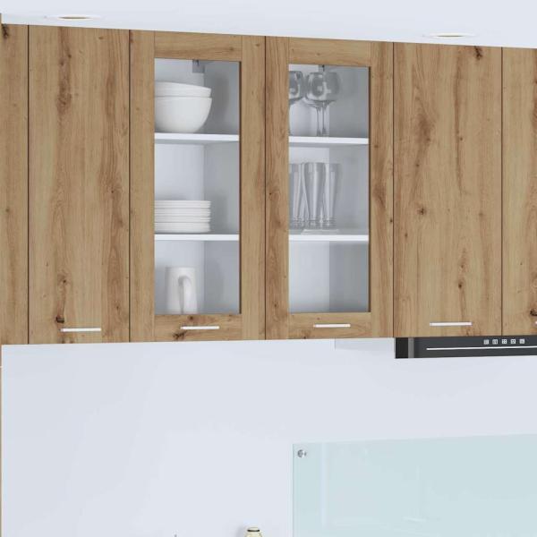 ARDEBO.de - Hängeschrank Artisan-Eiche 40 x 31 x 80 cm Holzwerkstoff