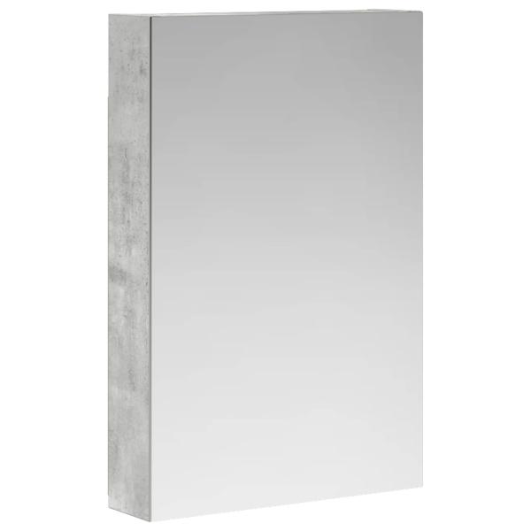 Badezimmerspiegelschrank Beton Grau 40 x 10,5 x 60,5 cm