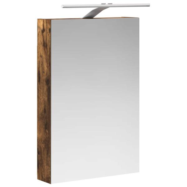 Badezimmerspiegelschrank Geräucherte Eiche 40 x 10,5 x 60,5 cm