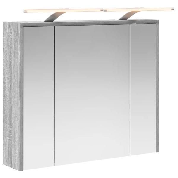 Badezimmerspiegelschrank Sonoma-Grau 73,5 x 16 x 62,5 cm