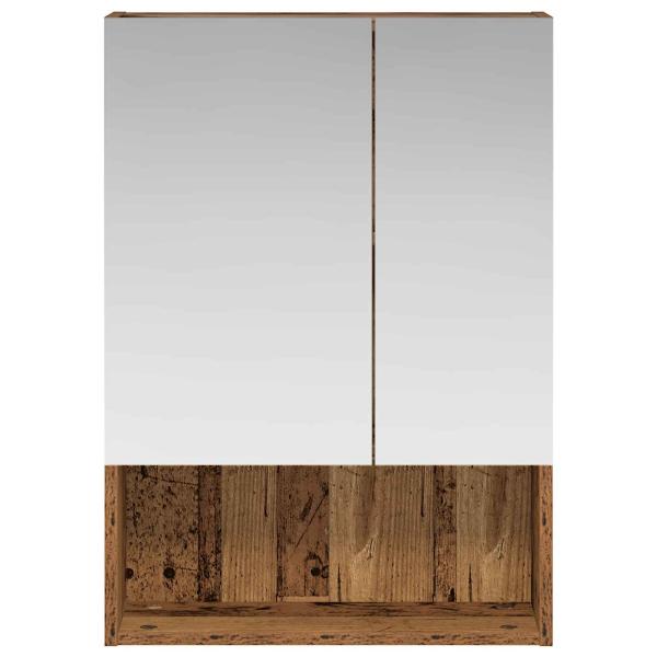 Badezimmerspiegelschrank Altholz 50 x 14,5 x 70 cm