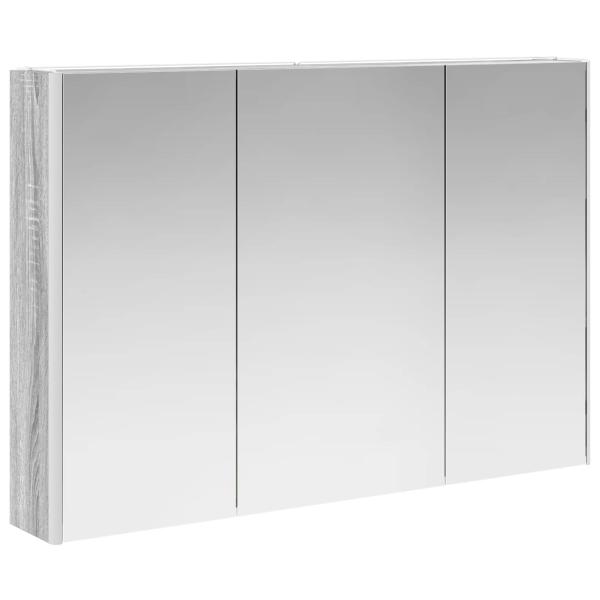 Badezimmerspiegelschrank Graues Sonoma 103,5 x 15,5 x 70 cm