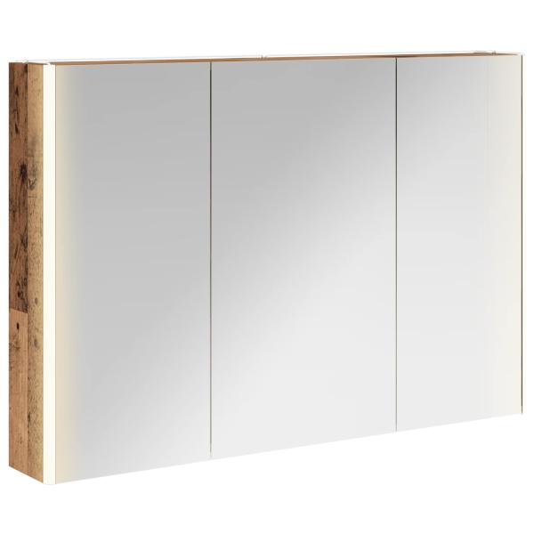 Badezimmerspiegelschrank Altholz 103,5 x 15,5 x 70 cm