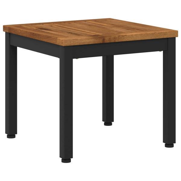Couchtisch Natürlich und Schwarz 40 x 40,5 x 36 cm